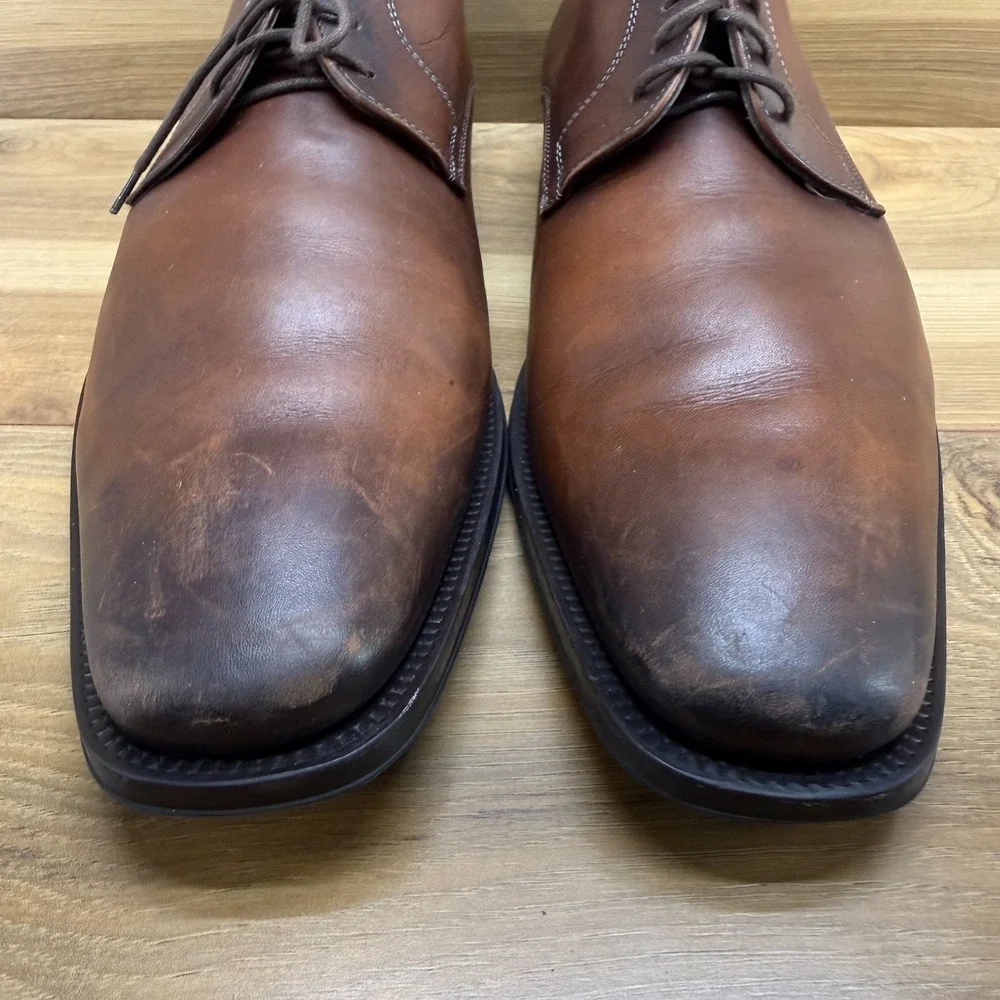 To Boot Brampton Oxfords Mens 11 Brown Leather Formal‎ Wedding Business